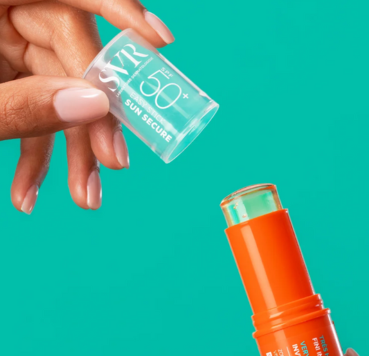 SVR® . SUN SECURE EASY STICK FPS 50+ NE REFILL 10ml . SUN SECURE EASY STICK FPS 50+ NE 10G Alta protección solar de bolsillo . Protector Solar . 1 Caja de 1Barra con 10mL