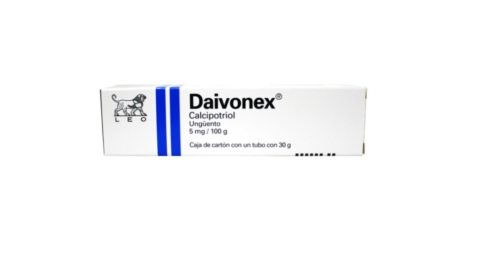 LEO® . Daivonex Ungüento . Calcipotriol 5mg /100g en ungüento . 1 Caja de 1Tubo con 30g