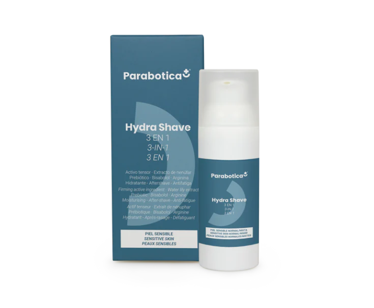 Parabotica . Hydra Shave . 3 en 1 . 1 Caja de 1Frasco con bomba con 50ml