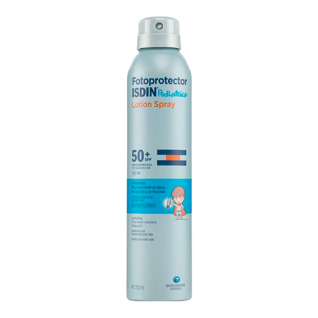 ISDIN | Pediatrics® Lotion Spray | Protector solar FPS50+ | Frasco con 200ml