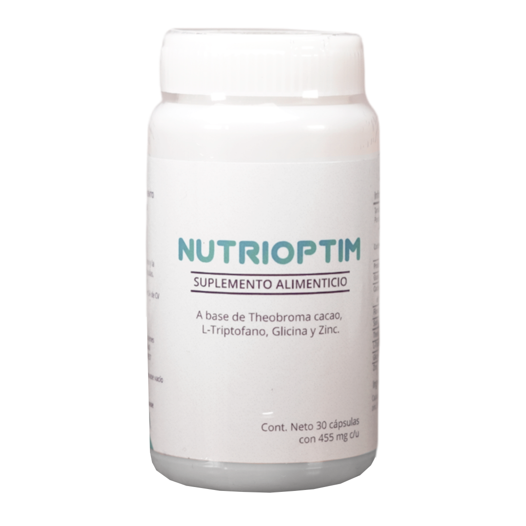Nutrimedi | Nutrioptim® | Frasco con cápsulas de 455 mg | Frasco con 30 cápsulas