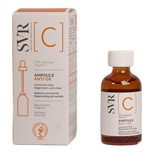 SVR | Ampoule "C" Anti-Ox® Suero | Frasco con Suero de vitamina C con tapa-gotero | Frasco de 30ml