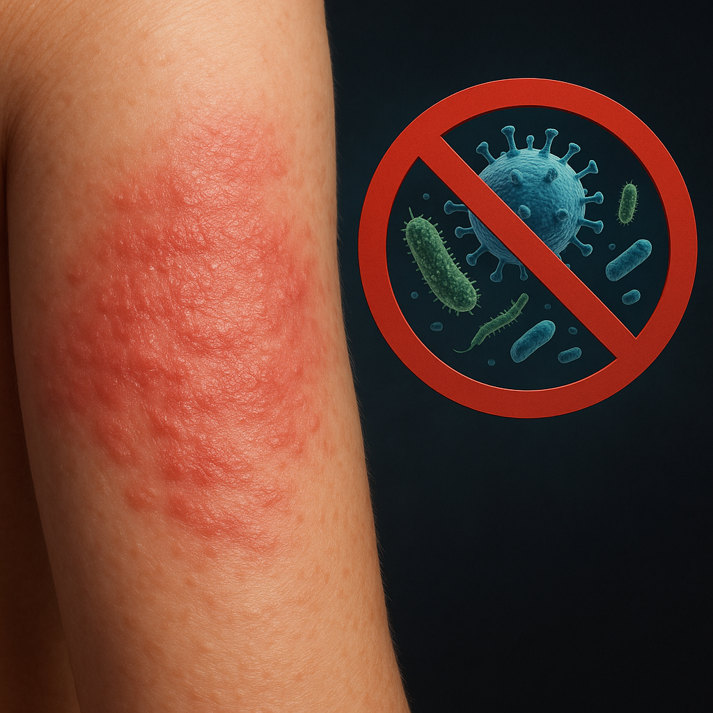 ¿La dermatitis atópica es causada por un virus?