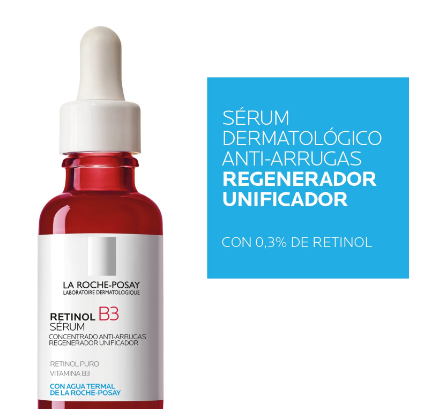 LA ROCHE-POSAY® . RETINOL B3 SERUM . 1 Caja de 1Pza con 30ml