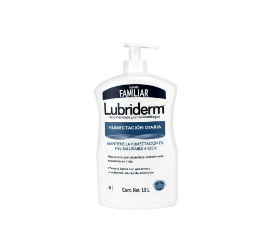 Johnson&Johnson ® . Lubriderm .1 Botella con bomba de 1Pza con 1.5L