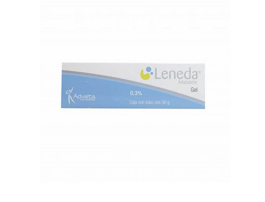 Advaita® . Leneda gel con Adapaleno 0.3% . 1 Caja de 1Tubo con 30g