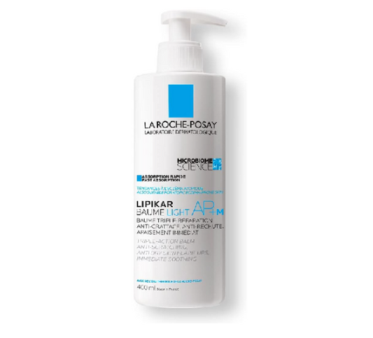 LA ROCHE-POSAY® . LIPIKAR BAUME LIGHT AP+M . 1 Frasco de 1Pza con 400ml