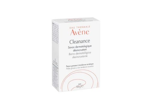 Avène® . Cleanance Barra . Jabón en barra dermatológica .1 Caja de 1Barra con 100g