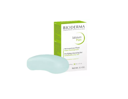 BIODERMA® . Sébium pain . Barra dermolimpiadora .1 Caja de 1Pza con 100g