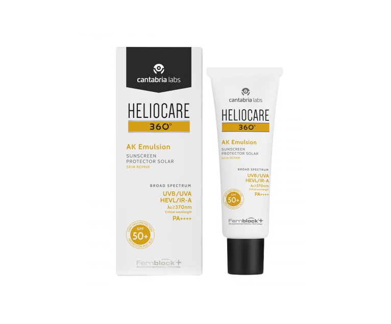 cantabria labs® . HELIOCARE 360° AK Emulsión . FPS 50+ . 1 Caja de 1Tubo con 50ml