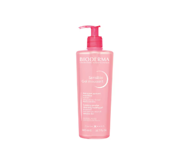 BIODERMA® . Sensibio Gel moussant . 1 Frasco con dispensador de 1Pza con 500ml