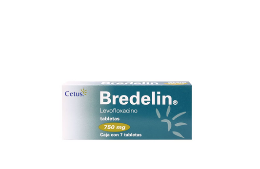 Cetus . Bredelin . 1 Caja de 7 Tabletas con 750mg