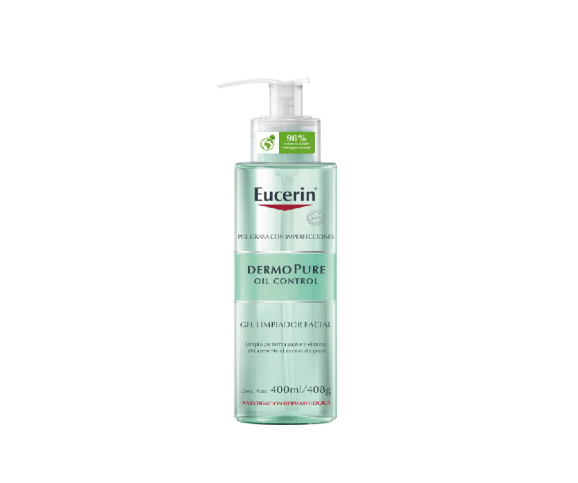 Eucerin® . DERMOPURE OIL CONTROL . 1 Frasco con dispensador de 1Pza con 400ml