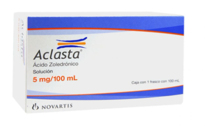 SANDOZ® . Aclasta . Ácido Zoledrónico 5mg/100mL