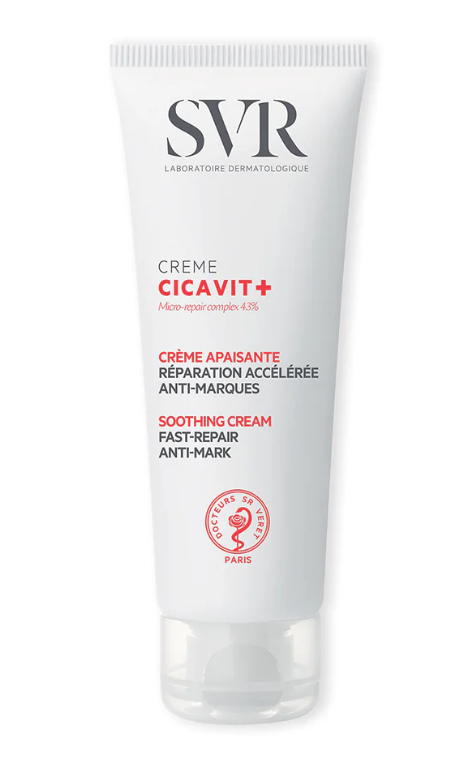 SVR® . CICAVIT + CREME 40ml . Crema calmante reparadora  . Tratamiento para dermatitis atópica . 1 Tubo de 1Pza con 40ml