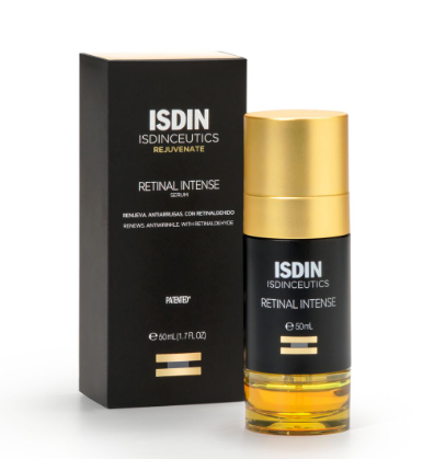 ISDIN® ISDINCEUTICS . REJUVENATE Retinal intense 50ml . Serum con retinaldehido que regenera . Agentes queratolíticos . Caja de 1Frasco con 50ml