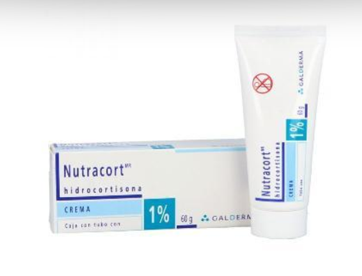 GALDERMA® . Nutracort crema . Hidrocortisona al 1% .1 Caja de 1Tubo con 60g