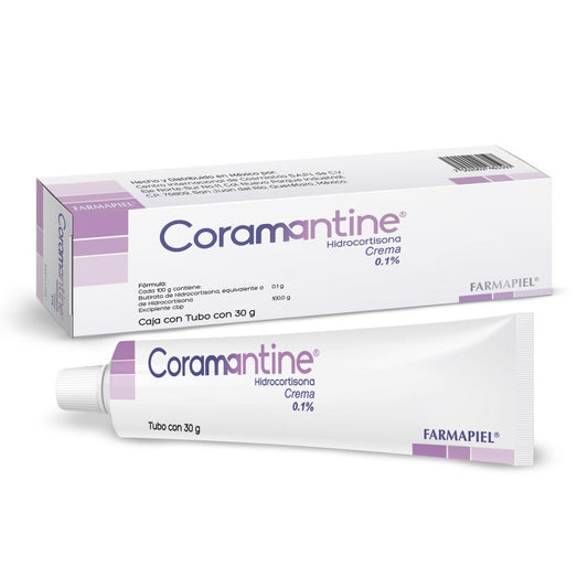 FARMAPIEL® . Coramantine Crema 0.1%. 1 Caja de 1Tubo con 30g