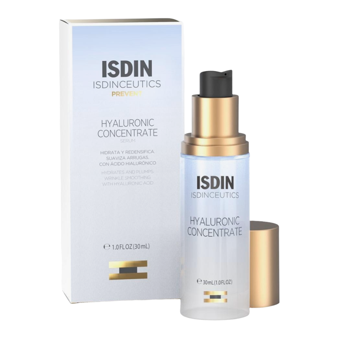 ISDIN® ISDINCEUTICS . HYALURONIC CONCENTRATE SERUM . ácido hialurónico . 1 Caja de 1Frasco con bomba con 30ml