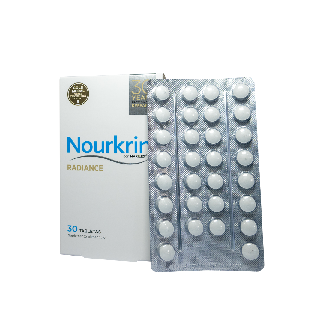 UP PHARMA | Nourkrin® RADIANCE | Suplemento para quitar canas  | Caja con 30 tabletas