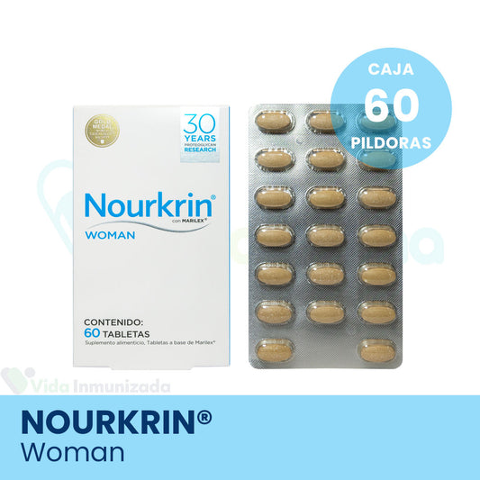 UP PHARMA | Nourkrin® WOMAN | Suplemento para evitar caída de cabello | Caja con 60 tabletas